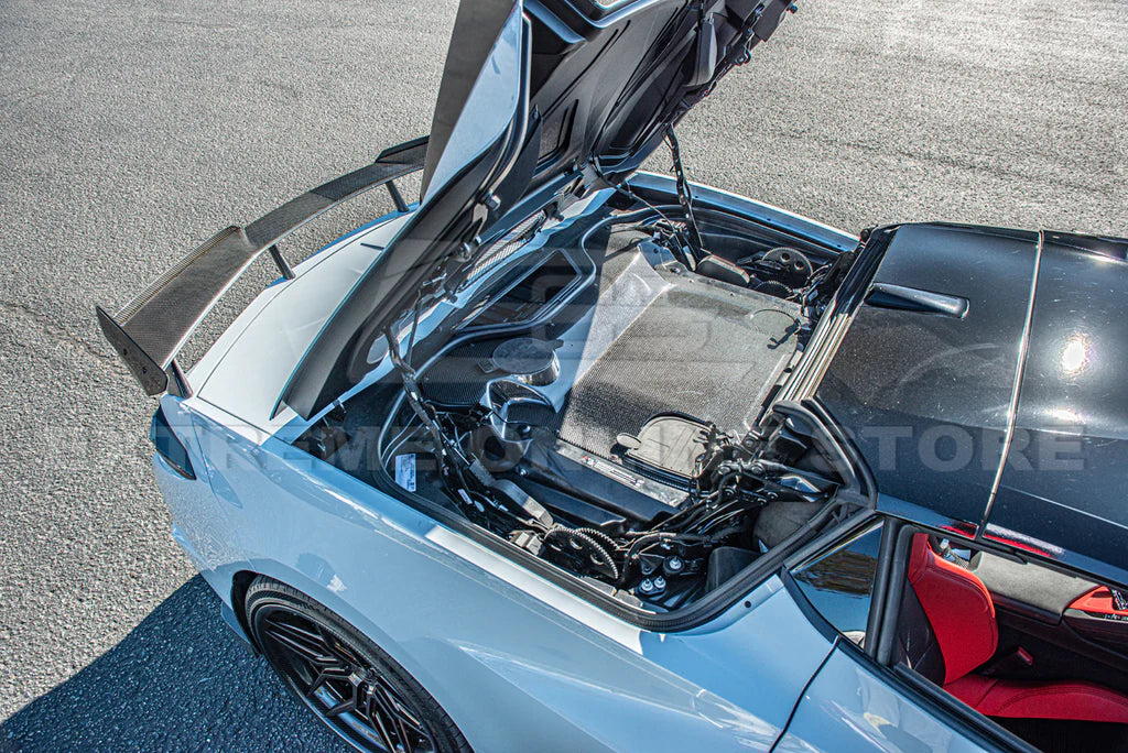 Corvette C8 HTC Carbon Fiber Engine Bay Panel Cover