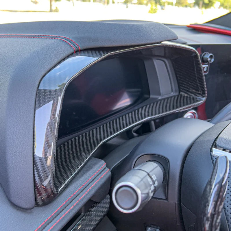 Chevrolet Corvette C8 Carbon Fiber Gauge Cluster Cover