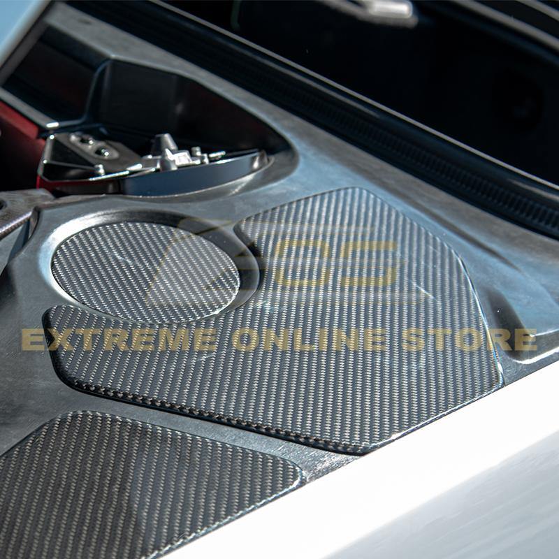 Corvette C8 Carbon Fiber Engine Bay Panel Accent Covers