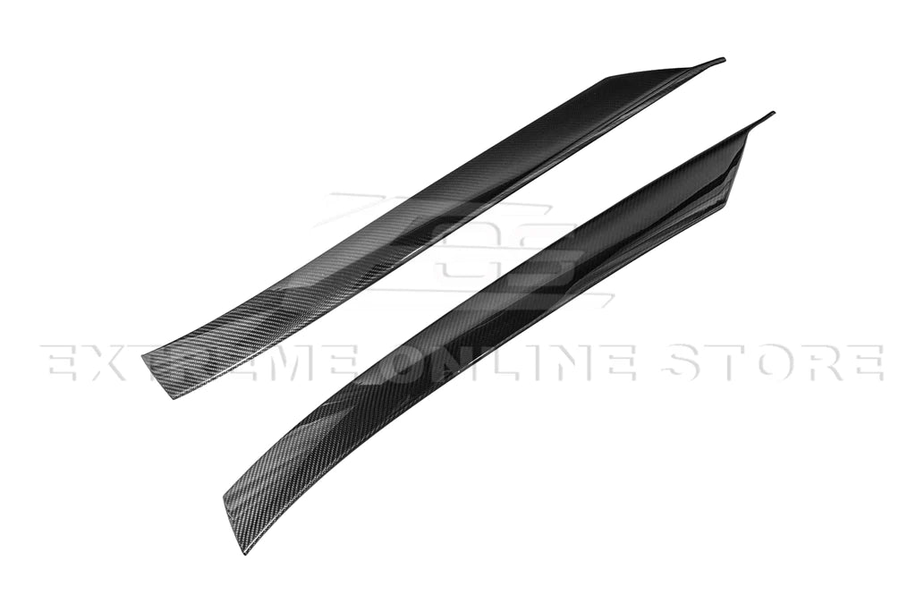 Chevrolet Corvette C8 Carbon Fiber Side Window A-Pillar Vent Cover Trim