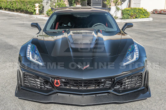 Chevrolet Corvette C7 ZR1 Carbon Fiber Front Lip Splitter & Side Winglet