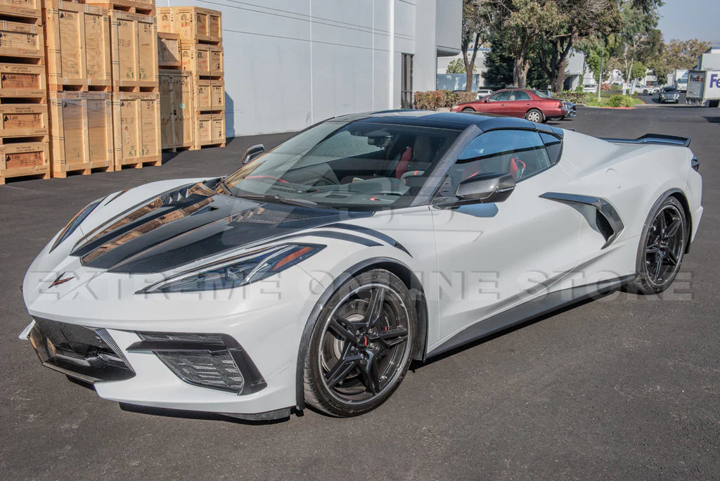 Chevrolet Corvette C8 Carbon Fiber Side Wheel Fender (4 pieces)