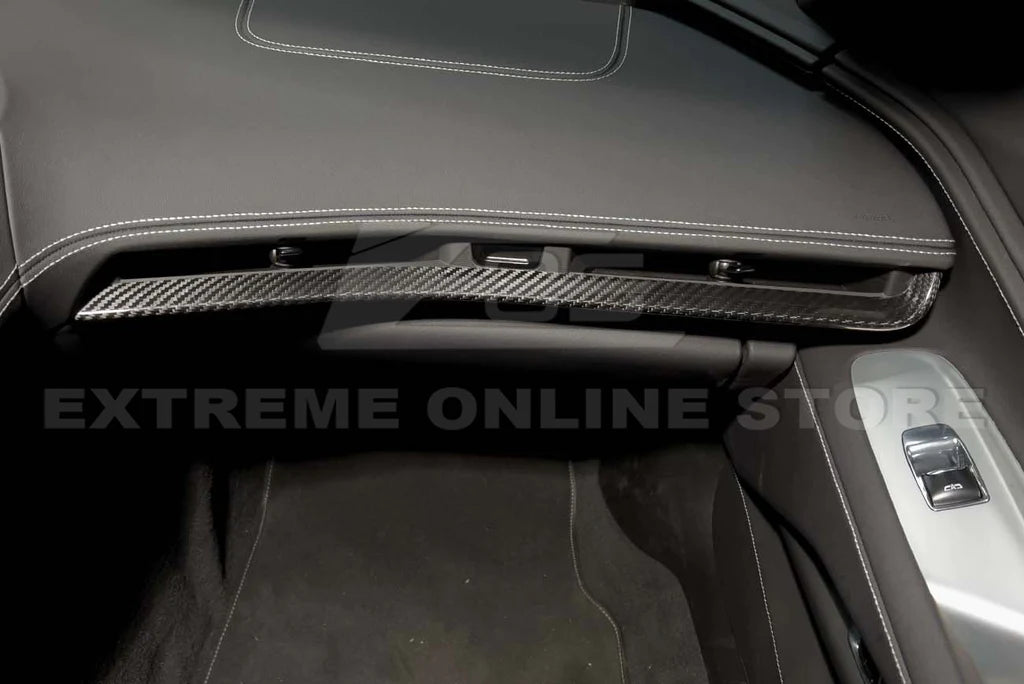 Chevrolet Corvette C8 Carbon Fiber Interior Overlay Dash Trim