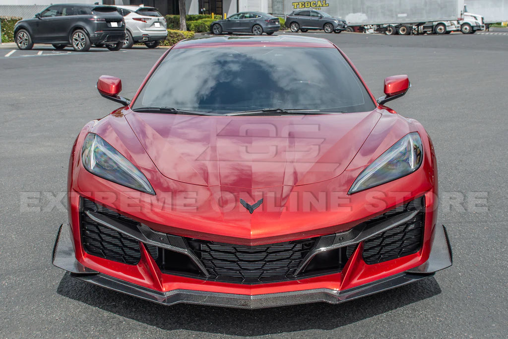 Chevrolet Corvette C8 Z06 Carbon Fiber Front Bumper Grille Insert