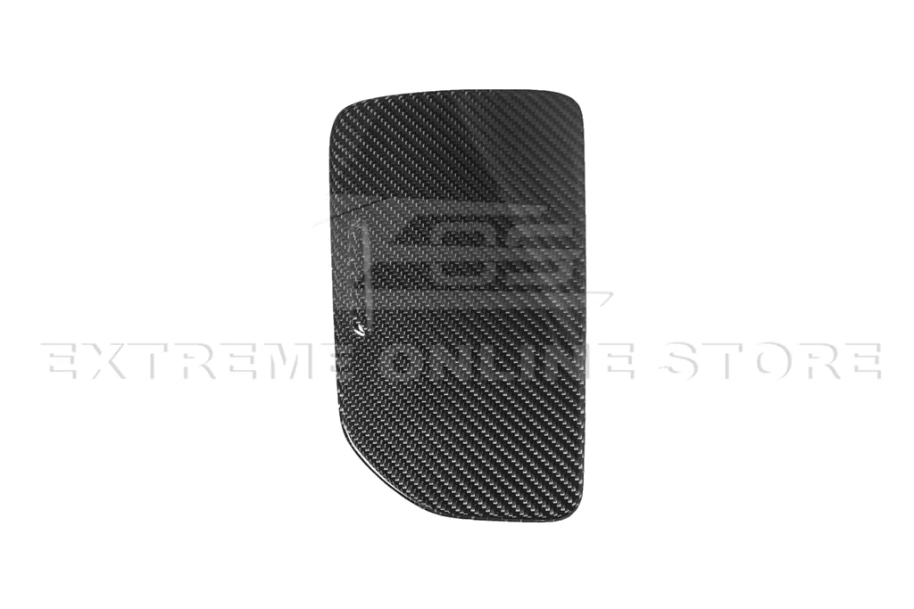 Chevrolet Corvette C8 Carbon Fiber Center Console Panel & Cup Holder Cover