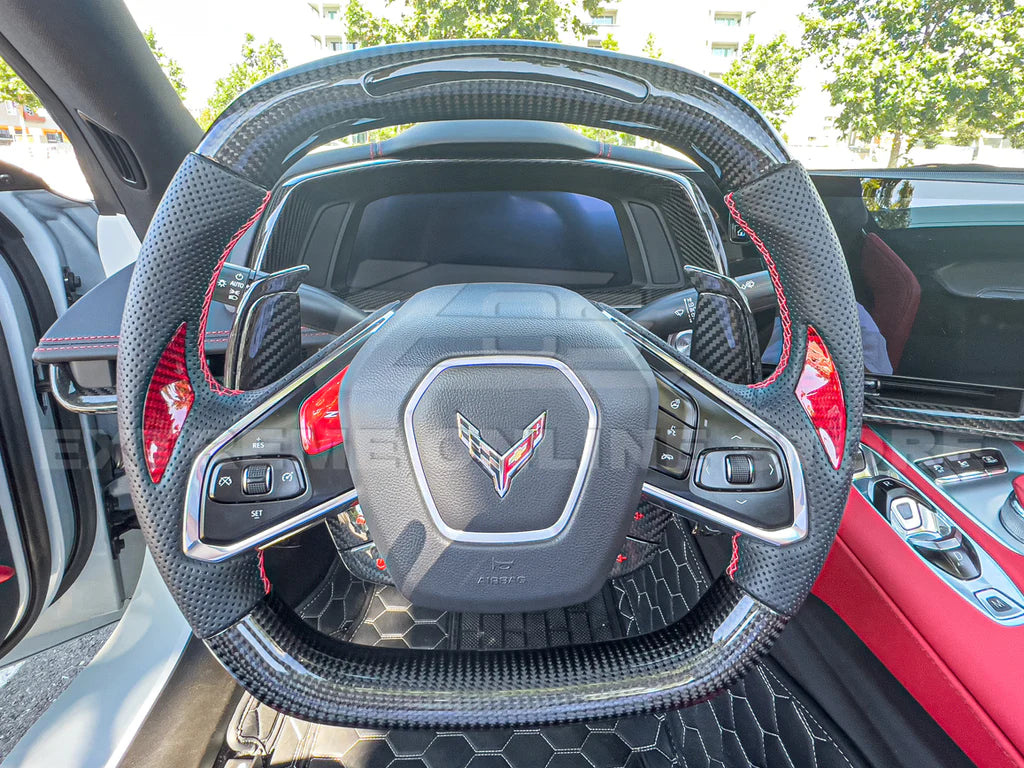 Chevrolet Corvette C8 Carbon Fiber Gauge Cluster Cover