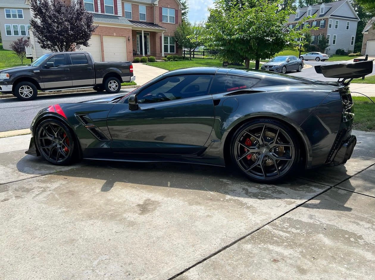 Chevrolet Corvette C7 Add On Rear Bumper Diffuser