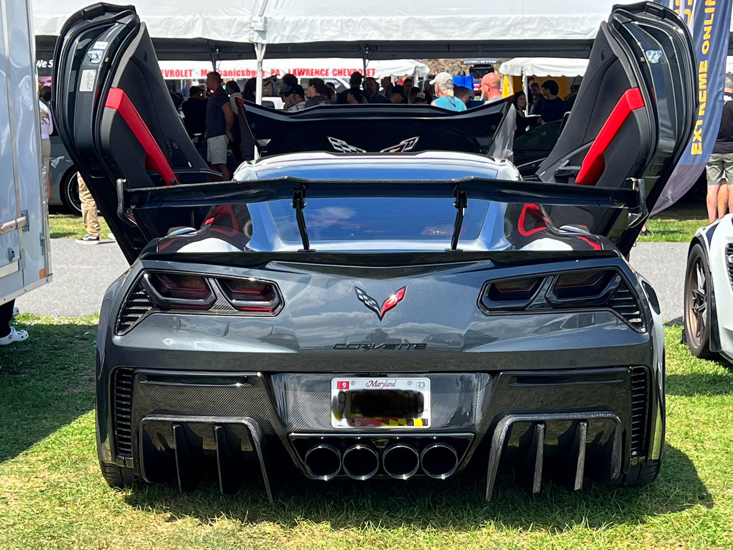 Chevrolet Corvette C7 Add On Rear Bumper Diffuser